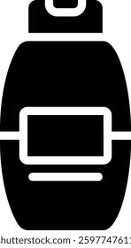 shampoo glyph icon illustration vector