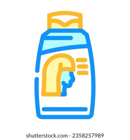 shampoo hygiene color icon vector. shampoo hygiene sign. isolated symbol illustration