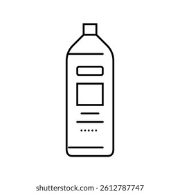 shampoo hygiene line icon vector. shampoo hygiene sign. isolated contour symbol black illustration