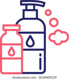 Shampoo Icon Color Vector Illustration