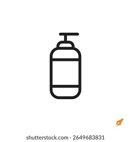 Shampoo icon is designed in a visually appealing and easily recognizable style. It’s suitable for various visual needs such as apps, presentations, digital media, or other graphic design projects.