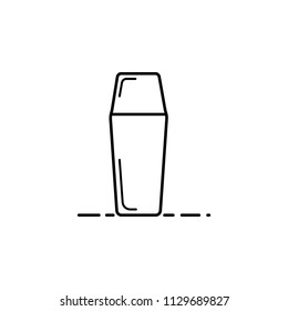 shampoo icon. Element of make up and cosmetics icon for mobile concept and web apps. Outline dusk style shampoo icon can be used for web and mobile