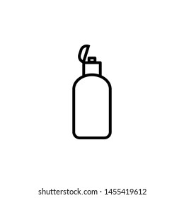 shampoo icon, illustration design line art
