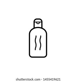 shampoo icon, illustration design line art