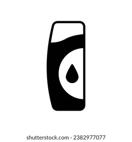 Icono de champú aislar ilustración de material vectorial de fondo blanco