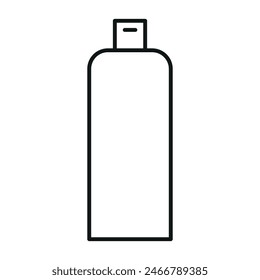 Shampoo icon line vector design templates simple and modern