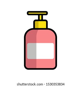 shampoo icon vector design template