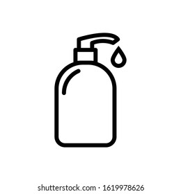 Shampoo icon vector  design template ilustrasi