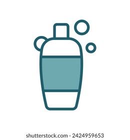 shampoo icon vector design template in white background