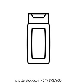 Plantillas de diseño de Vector de iconos de champú simples y modernas