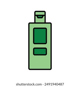 Plantillas de diseño de Vector de iconos de champú simples y modernas