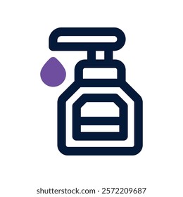 shampoo icon. vector dual tone icon for your website, mobile, presentation, and logo design.