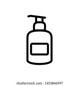 shampoo icon vector flat design