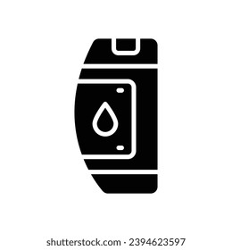 shampoo icon. vector glyph icon for your website, mobile, presentation, and logo design.