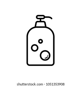 Shampoo icon, wash