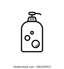 Shampoo icon, wash