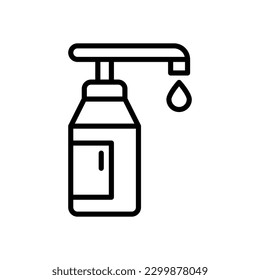 icono de champú para tu diseño de sitio web, logotipo, aplicación, interfaz de usuario.