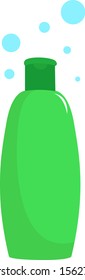 Shampoo, illustration, vector on white background.