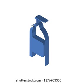 Shampoo isometric left top view 3D icon
