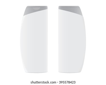shampoo jar for your design Vector EPS 10 Mock up
