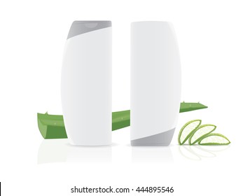 shampoo jar for your design Vector EPS 10 Mock up