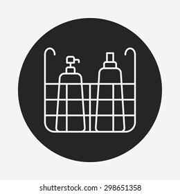 shampoo line icon