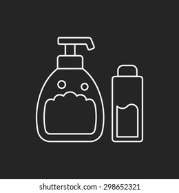 shampoo line icon