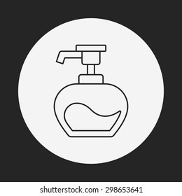 shampoo line icon