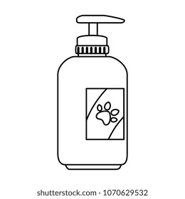 shampoo for mascots in plastic bottle