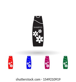 Shampoo multi color icon. Simple glyph, flat vector of beauty salon icons for ui and ux, website or mobile application