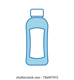 shampoo plastic bottle lotion or shower gel template design