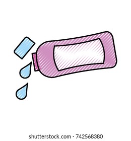 shampoo plastic bottle lotion or shower gel template design