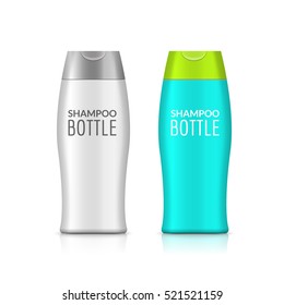 Download Shampoo Plastic Bottle Shower Gel Bottle Stock Vector Royalty Free 521521159