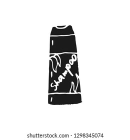 shampoo vector doodle sketch isolated on white background