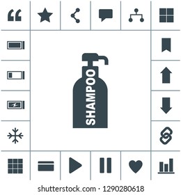 Shampoo vector icon.