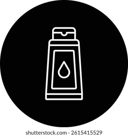 Shampoo vector icon. Can be used for printing, mobile and web applications.