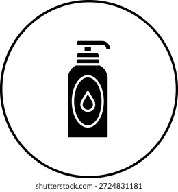 Icono de Vector de champú. Se puede utilizar para aplicaciones de impresión, móviles y de Web.