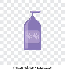 Shampoo vector icon isolated on transparent background, Shampoo logo concept