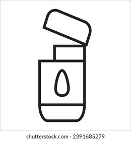 shampoo vector icon line new