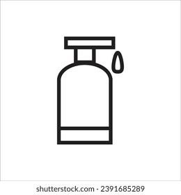 shampoo vector icon line new