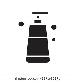 shampoo vector icon line new