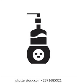 shampoo vector icon line new