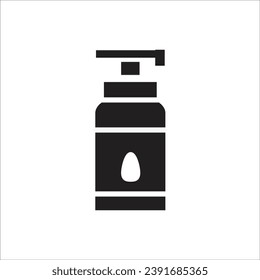 línea de icono de vector de champú nueva