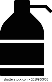 ilustración vectorial de champú aislada en un fondo transparente. Iconos vectoriales de arrastre para gráficos de concepto o web.