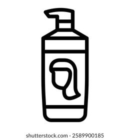 Shampoo Vector Line Icon Design For Personal And Commercial Use