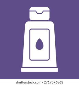 Champú en Vector sobre fondo blanco