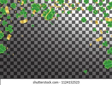 shamrock background Abstract Irish holiday backdrop for poster