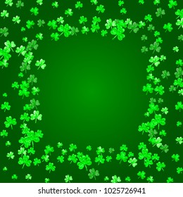 Shamrock background for Saint Patricks Day.