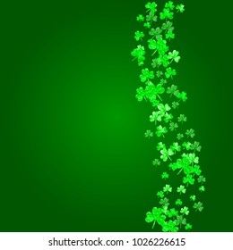 Shamrock background for Saint Patricks Day.