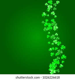 Shamrock background for Saint Patricks Day.